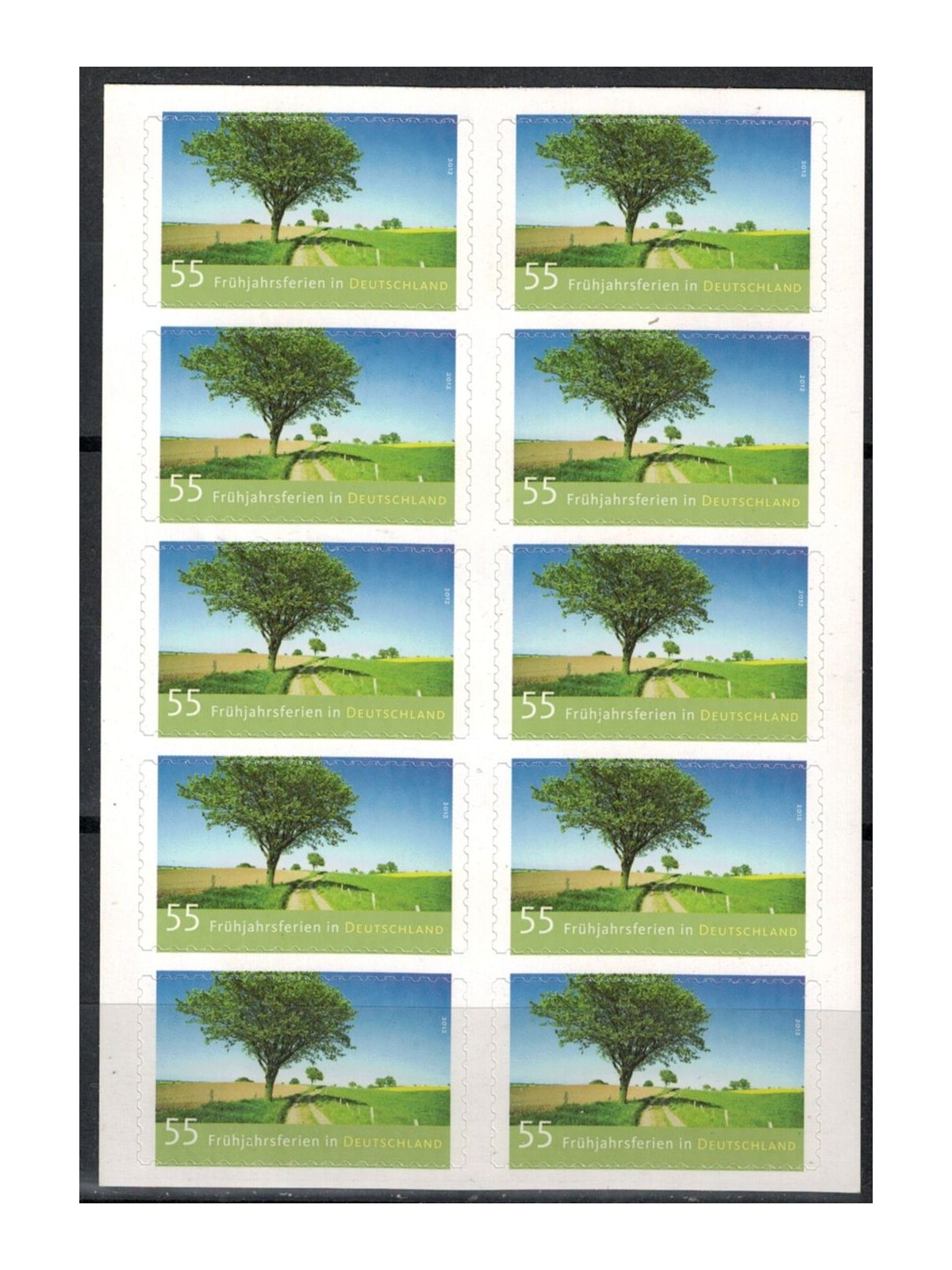 GERMANY BRD 2012 Spring booklet MNH**