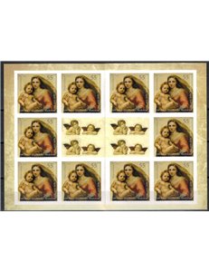 GERMANY BRD 2012 Christmas, Sistine Madonna booklet MNH**
