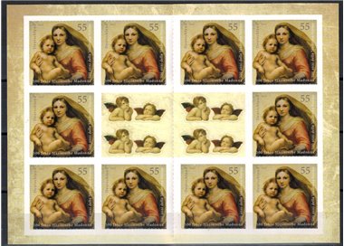 GERMANIA BRD 2012 Natale, Madonna Sistina LB MNH**