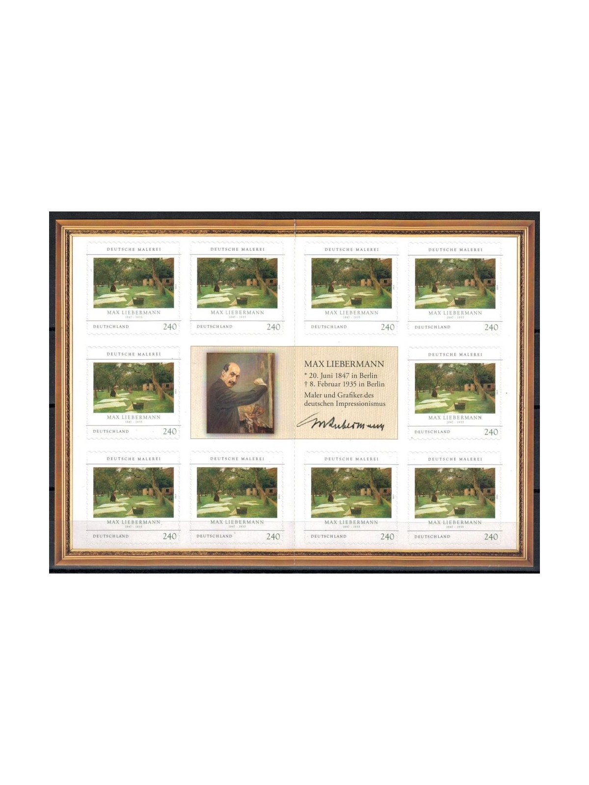 GERMANIA BRD 2013 Max Liebermann LB MNH**