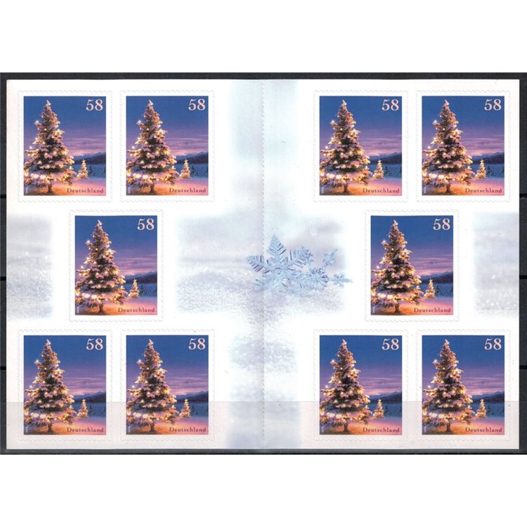 GERMANY BRD 2013 Christmas Tree booklet MNH**
