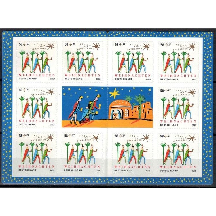 GERMANY BRD 2013 Christmas, Three Kings booklet MNH**