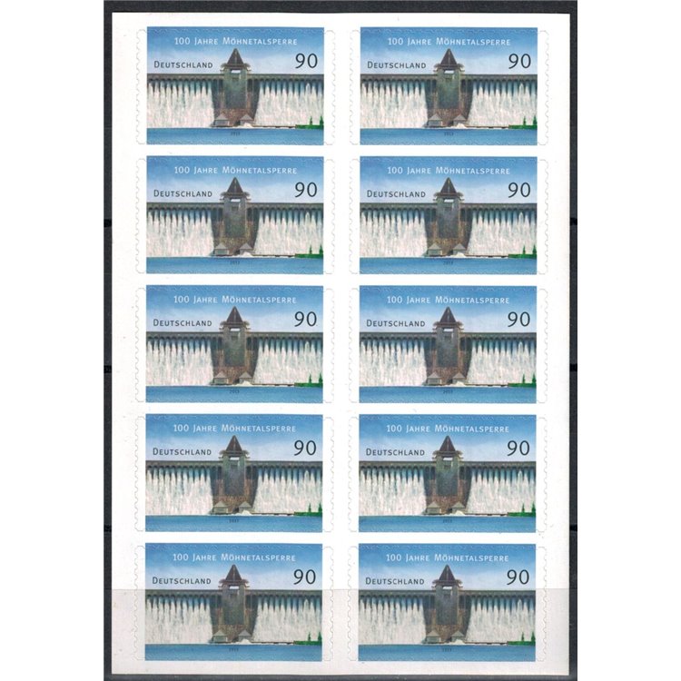 GERMANIA BRD 2013 Centenario Diga di Mohne LB MNH**