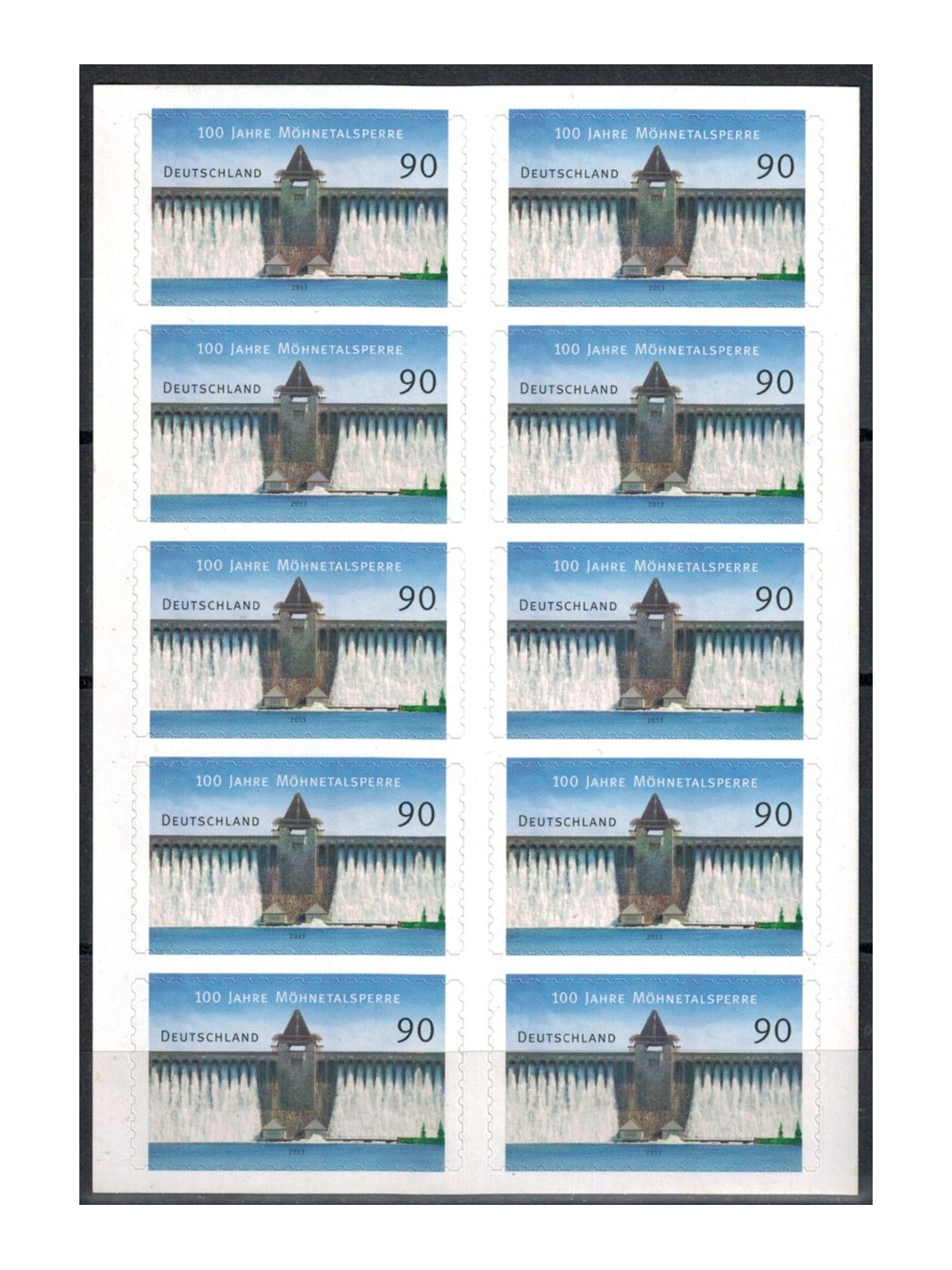 GERMANY BRD 2013 Mohne Dam Centenary booklet MNH**