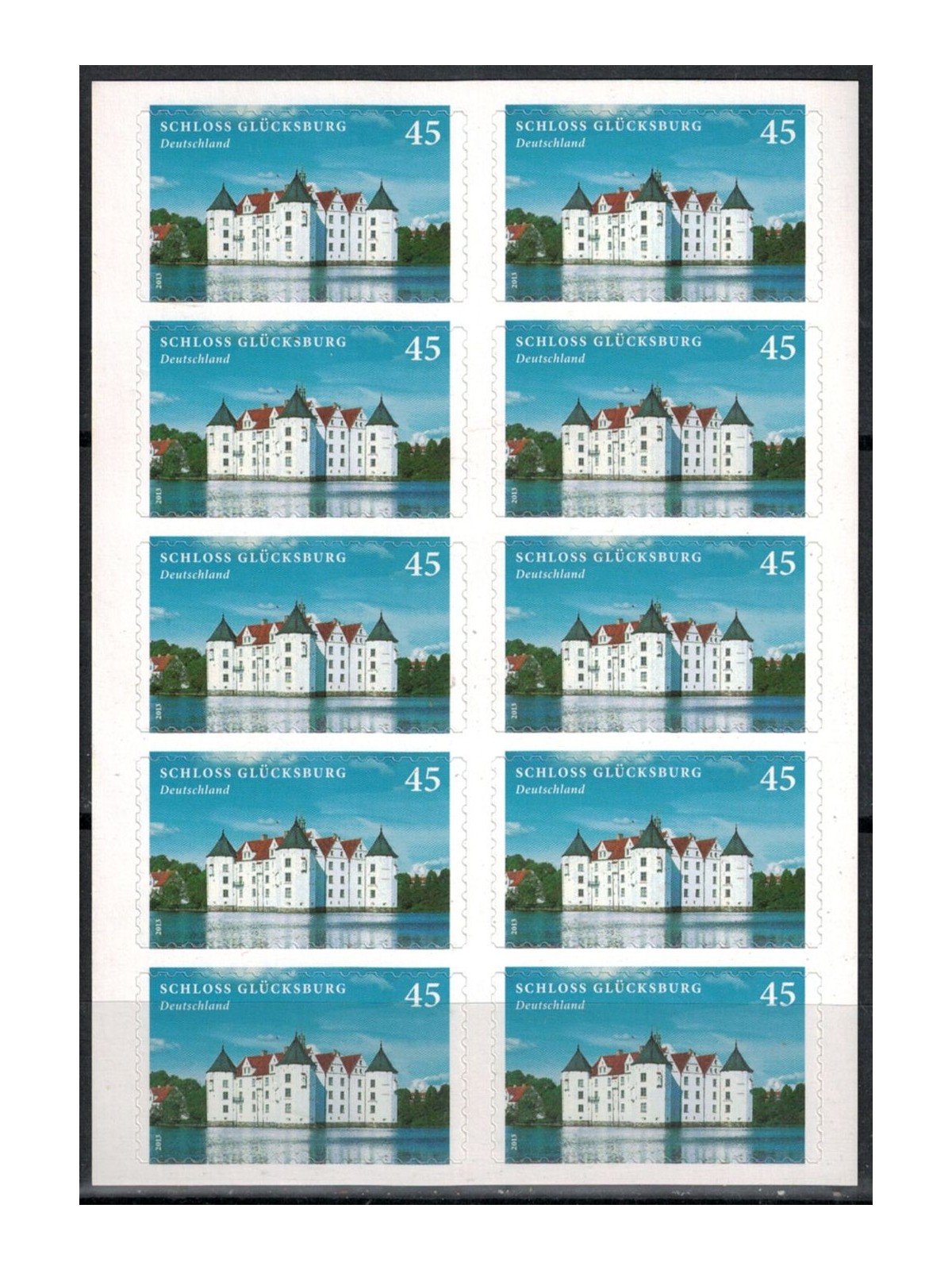 GERMANY BRD 2013 Schloss Glucksburg booklet MNH**