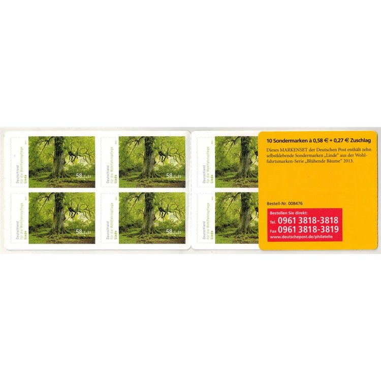GERMANIA BRD 2013 Beneficenza (Linde) LB MNH**