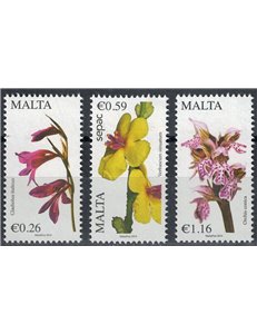 MALTA 2014 Flora, fiori 3v MNH**