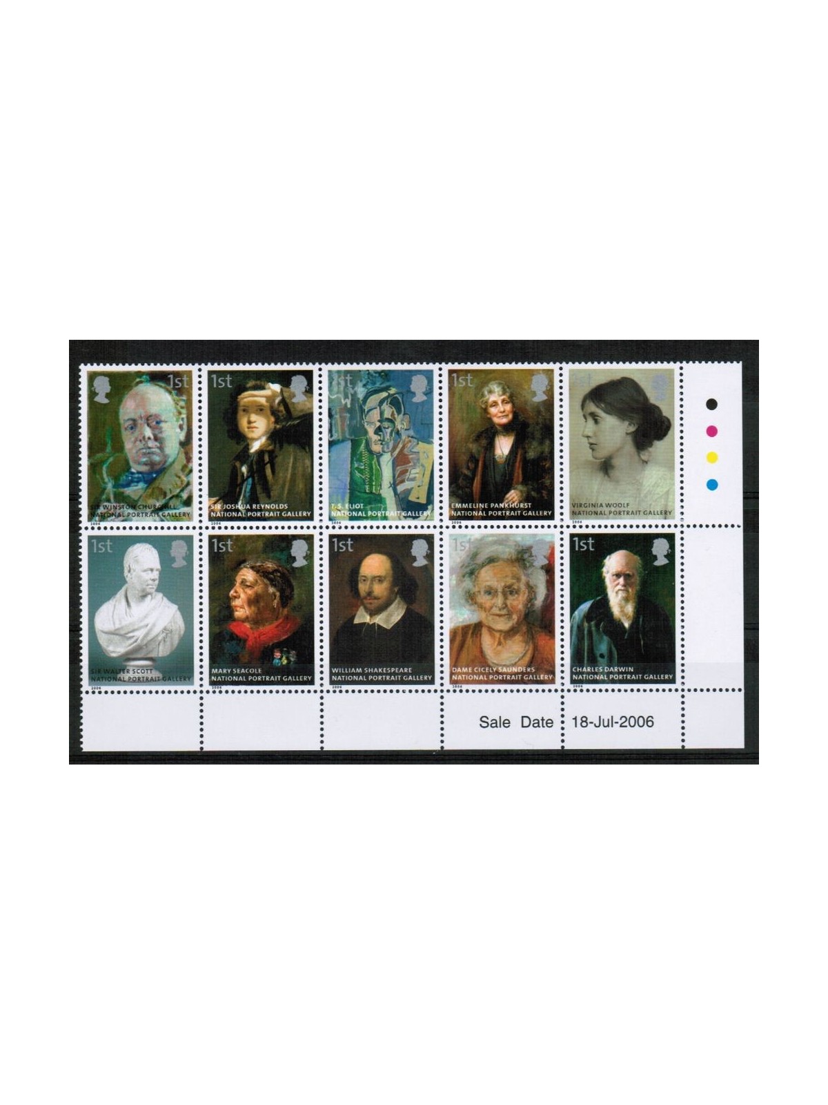 GRAN BRETAGNA 2006 Galleria nazionale di Londra 10v MNH**