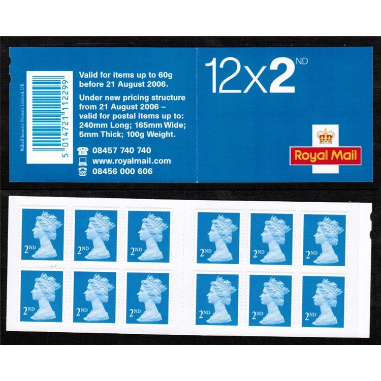 GREAT BRITAIN 2006 Machin NVI booklet MNH**