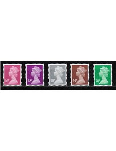 GRAN BRETAGNA 2007 Definitivi Regina 5v MNH**