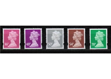 GREAT BRITAIN 2007 Definitives Queen 5v MNH**