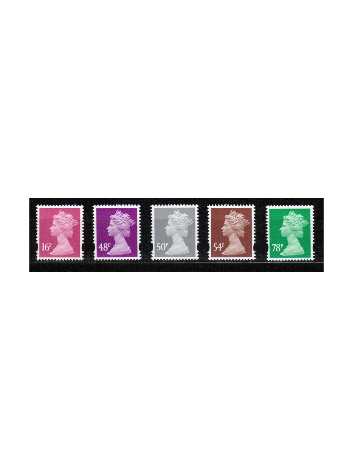 GRAN BRETAGNA 2007 Definitivi Regina 5v MNH**