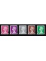 GRAN BRETAGNA 2007 Definitivi Regina 5v MNH**