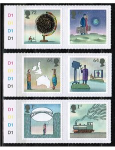 GREAT BRITAIN 2007 Inventions 6v MNH**