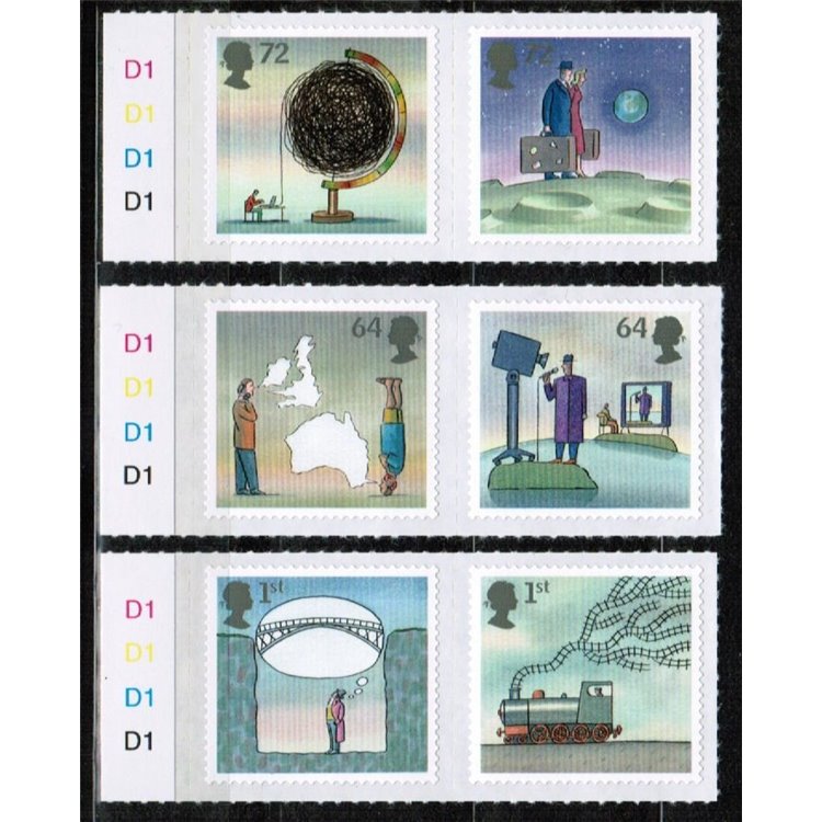 GRAN BRETAGNA 2007 Invenzioni 6v MNH**