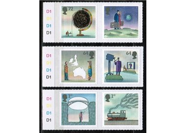 GREAT BRITAIN 2007 Inventions 6v MNH**