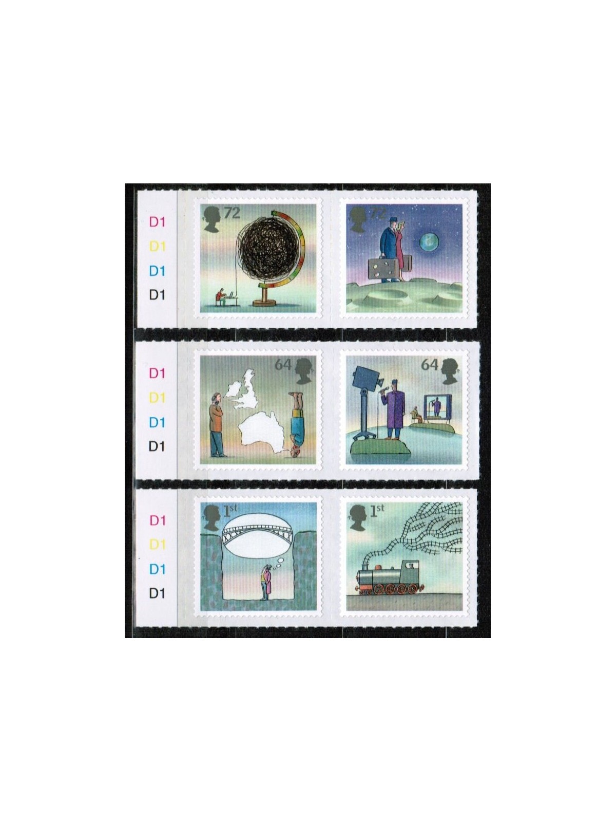 GREAT BRITAIN 2007 Inventions 6v MNH**