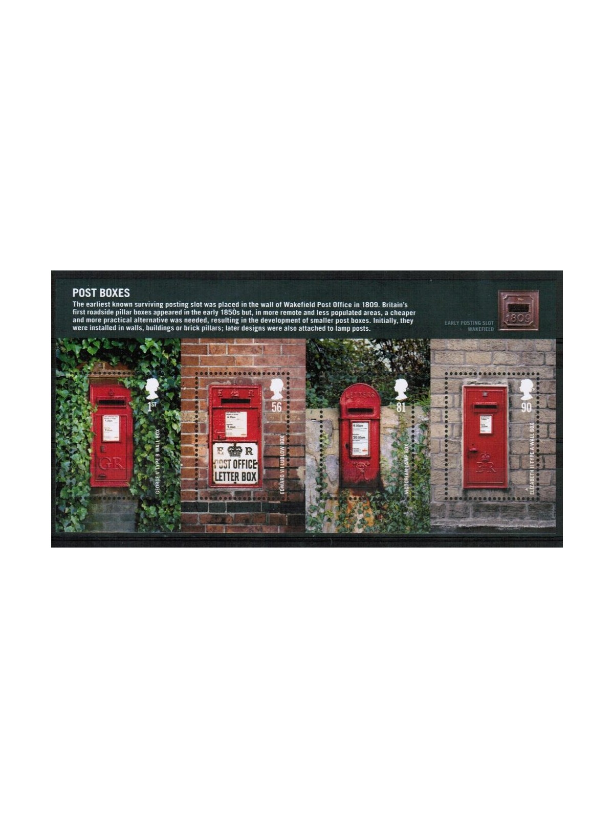 GRAN BRETAGNA 2009 Cassette Postali BF MNH**