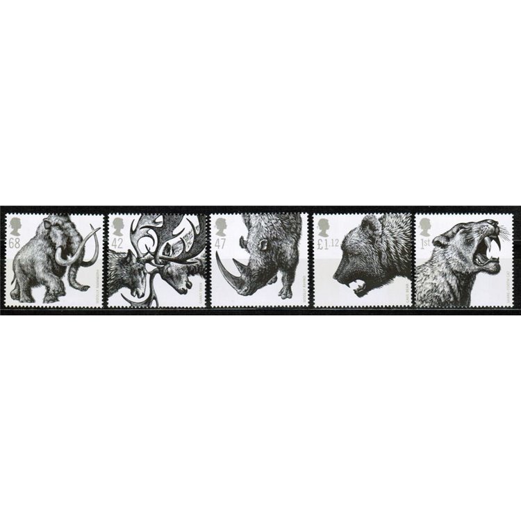 GREAT BRITAIN 2006 Ice Age Animals 5v MNH**