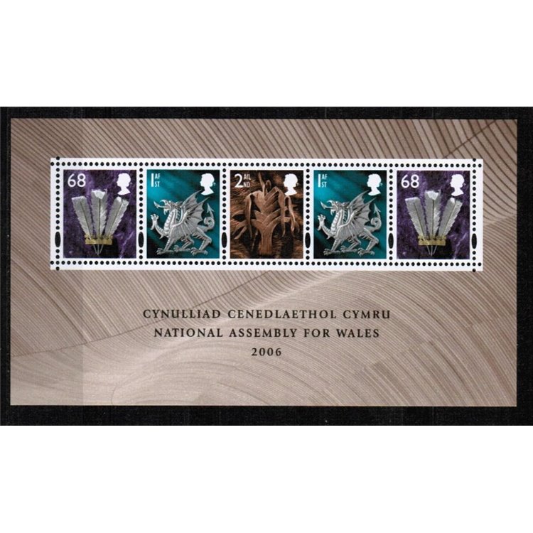 GREAT BRITAIN 2006 Welsh Parliament s/s MNH**