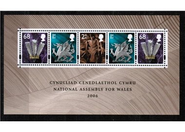 GREAT BRITAIN 2006 Welsh Parliament s/s MNH**