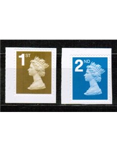 GREAT BRITAIN 2006 Machin NVI 1st + 2nd 2v MNH**