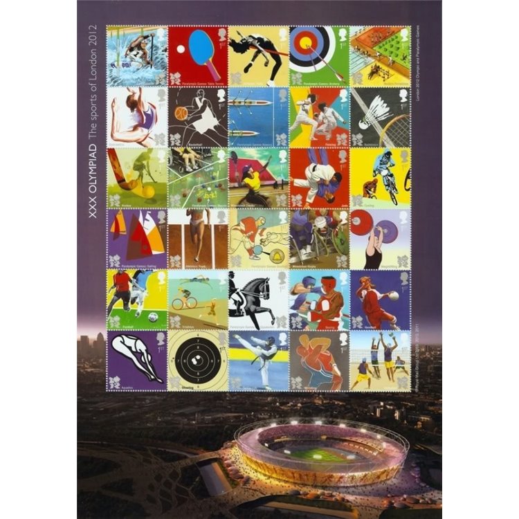 GREAT BRITAIN 2011 London Olympics s/s MNH**