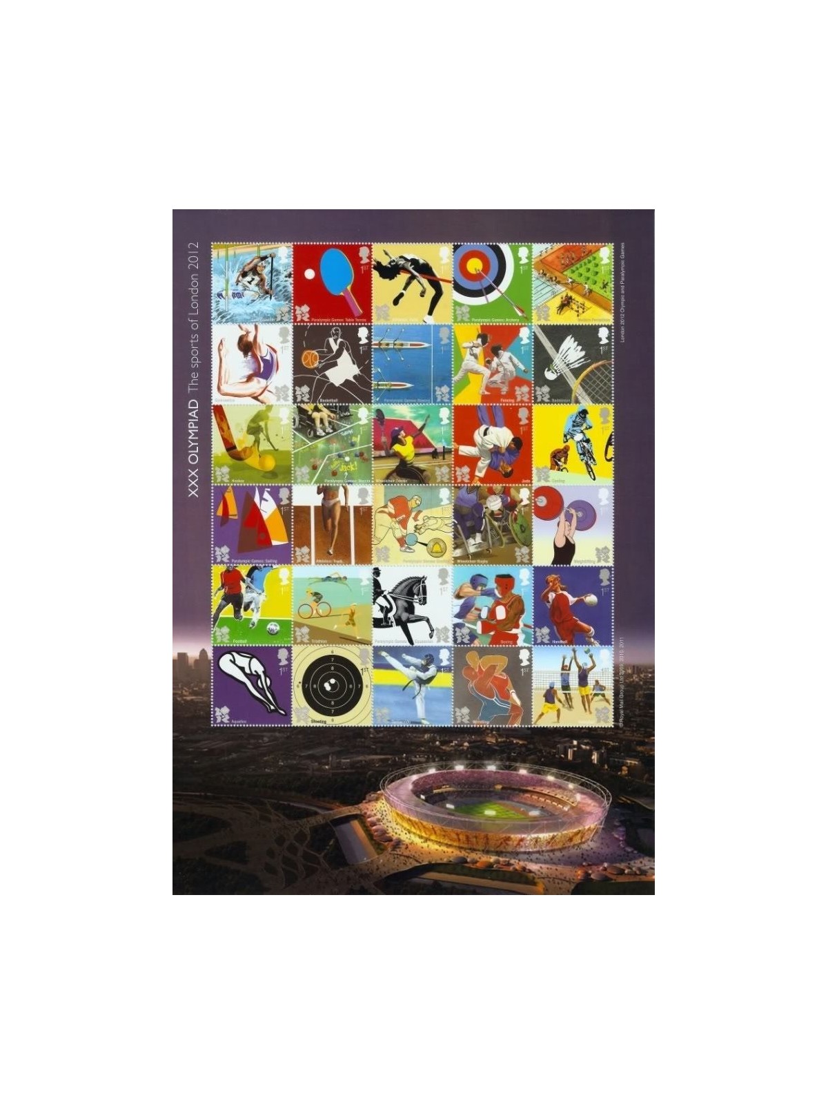 GREAT BRITAIN 2011 London Olympics s/s MNH**