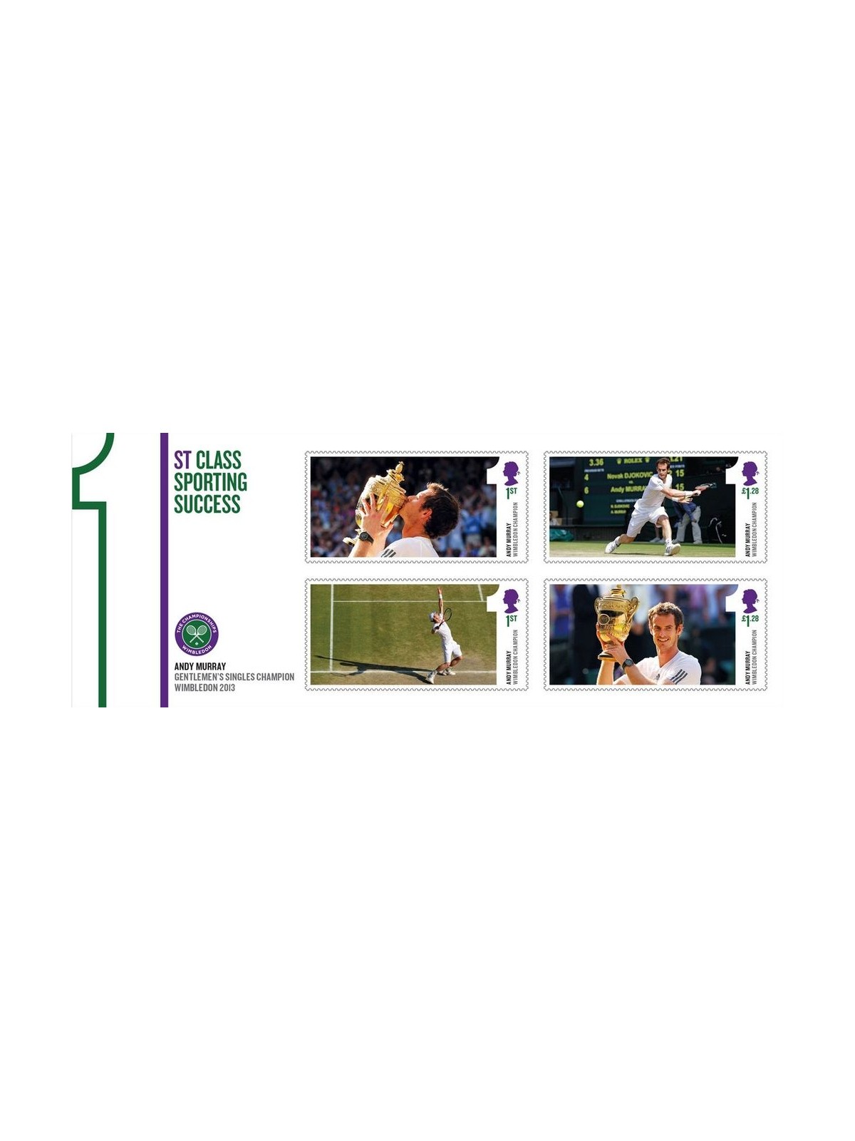 GREAT BRITAIN 2013 Andy Murray Wimbledon Winner s/s MNH**