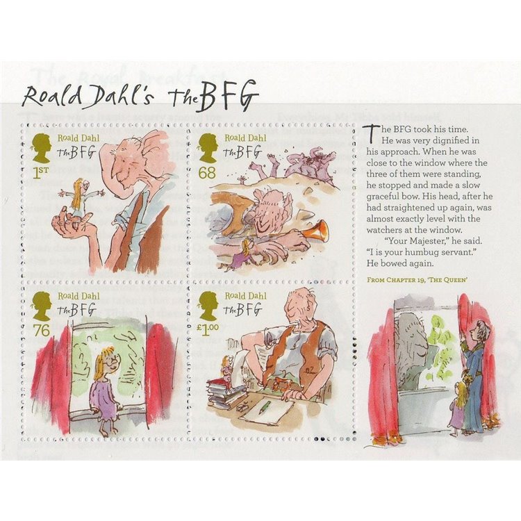 GRAN BRETAGNA 2012 Racconti, Roald Dahl BF MNH**