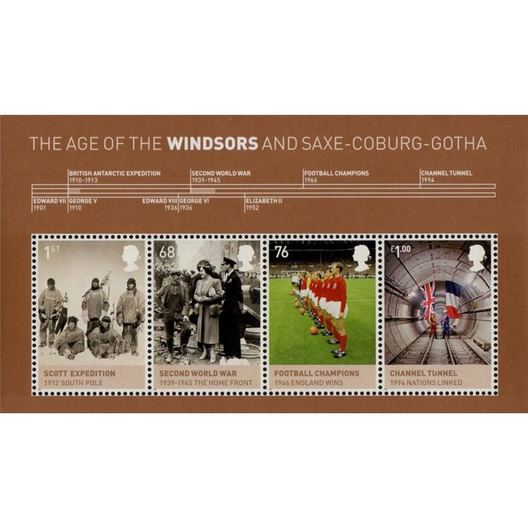 GREAT BRITAIN 2012 Windsor Dynasty s/s MNH**