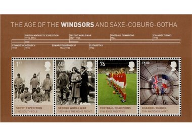 GRAN BRETAGNA 2012 Dinastia dei Windsor BF MNH**