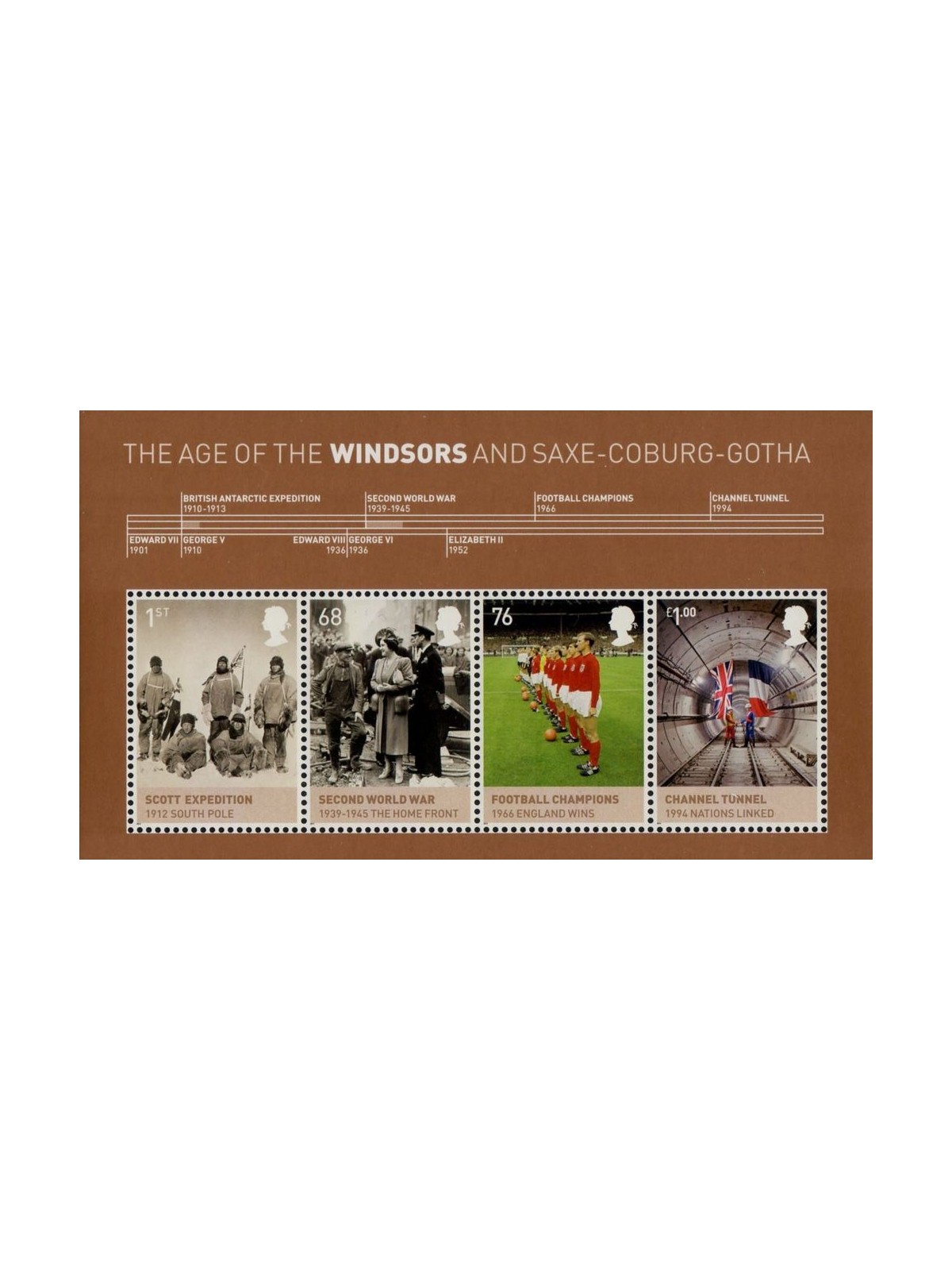 GREAT BRITAIN 2012 Windsor Dynasty s/s MNH**
