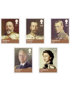 GRAN BRETAGNA 2012 Dinastia dei Windsor 5v MNH**
