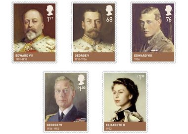 GRAN BRETAGNA 2012 Dinastia dei Windsor 5v MNH**