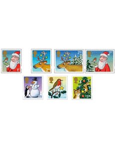 GREAT BRITAIN 2012 Christmas 7v MNH**