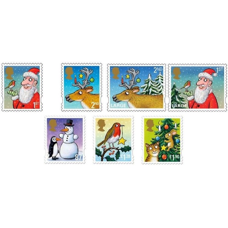 GRAN BRETAGNA 2012 Natale 7v MNH**