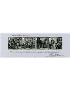 GREAT BRITAIN 2012 Charles Dickens s/s MNH**