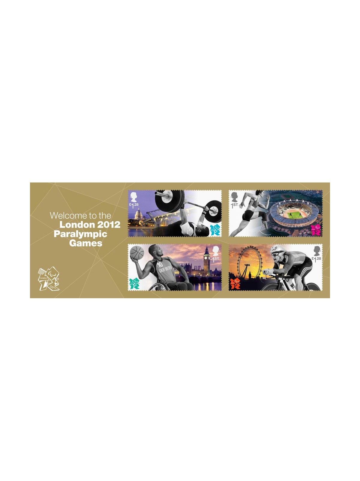 GRAN BRETAGNA 2012 Paralimpiadi London 2012 BF MNH**