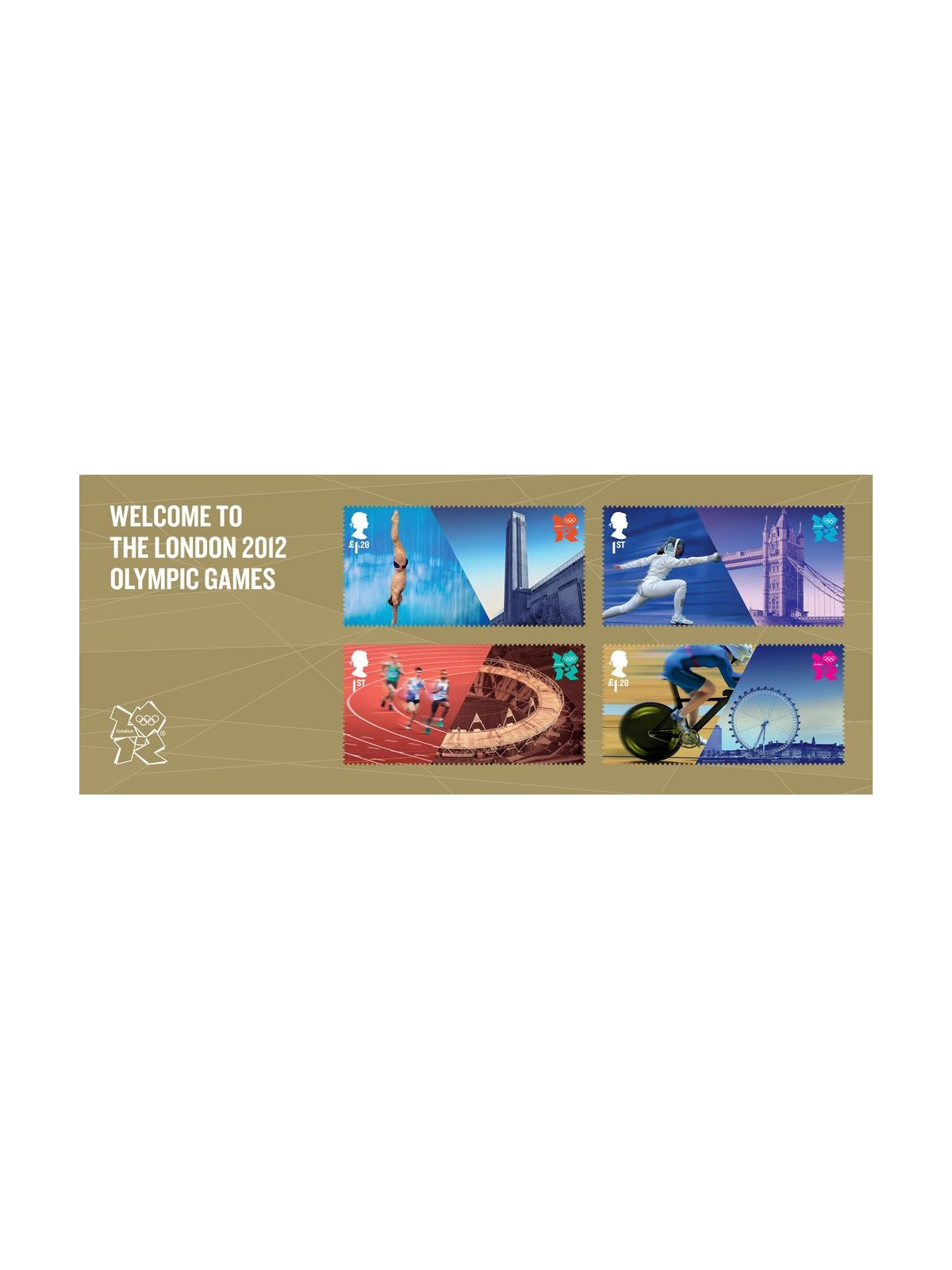 GRAN BRETAGNA 2012 Olimpiadi London 2012 BF MNH**