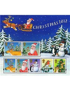 GRAN BRETAGNA 2012 Natale BF MNH**