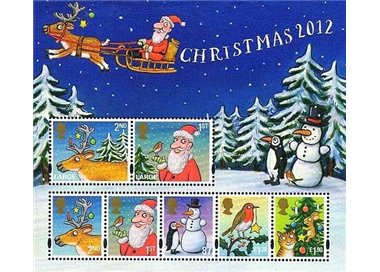 GRAN BRETAGNA 2012 Natale BF MNH**
