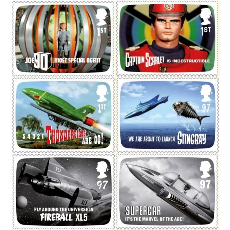 GREAT BRITAIN 2011 The Genius of Gerry Anderson 6v MNH**