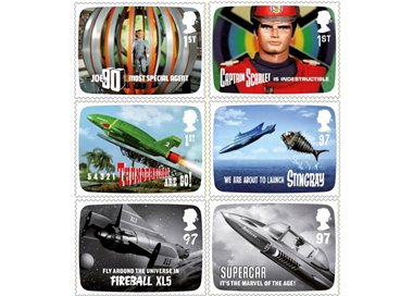 GRAN BRETAGNA 2011 The Genius of Gerry Anderson 6v MNH**