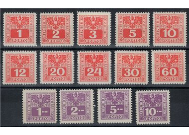 AUSTRIA 1945 Segnatasse 14v MNH**