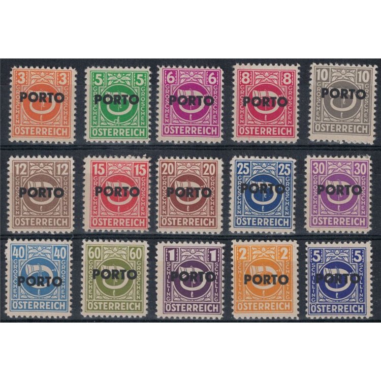 AUSTRIA 1946 Segnatasse 15v MNH**