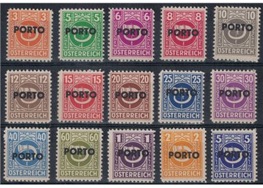 AUSTRIA 1946 Segnatasse 15v MNH**