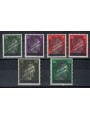 AUSTRIA 1945 Francobolli di Germania soprastampati con righe verticali 6v MNH**