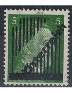 AUSTRIA 1945 German stamp 5p overprinted with vertical lines MNH**