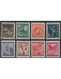 AUSTRIA 1946 Esposizione antifascista 8v MNH**